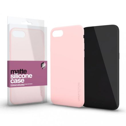 Szilikon matte tok ultra vékony Púder pink Samsung A6+ 2018