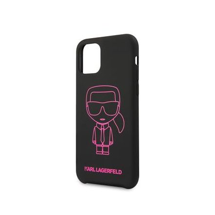 Karl Lagerfeld tok fekete KLHCN61SILFLPBK, iPhone 11 