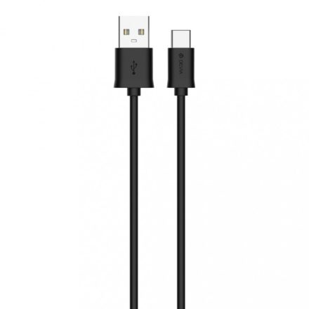 Devia USB To Type-C Kábel Fekete