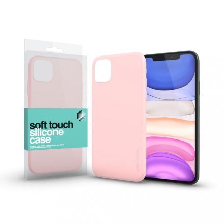 Soft Touch Szilikon Case rózsaszín, iPhone 11 Pro Max