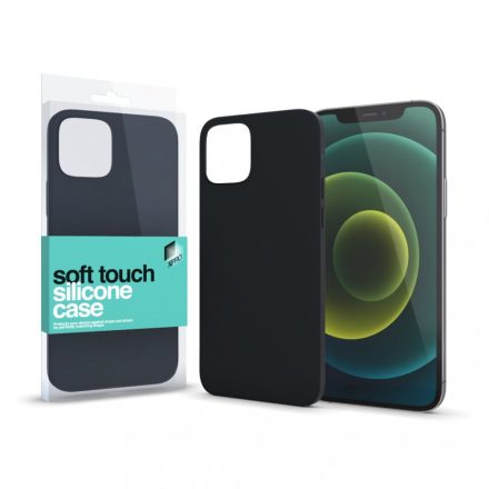 Soft Touch Szilikon Case fekete iPhone 12 Pro Max