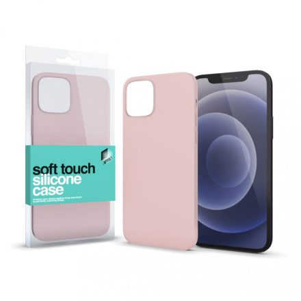 Soft Touch Szilikon Case púder pink iPhone 12 12 Pro