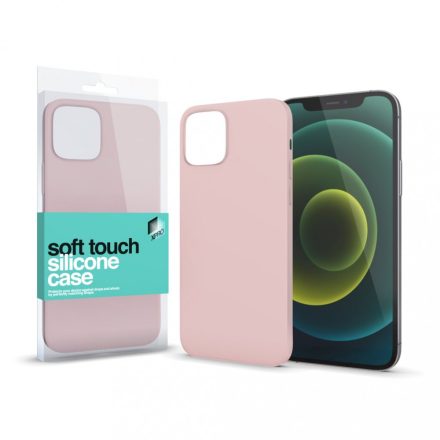 Soft Touch Szilikon Case púder pink iPhone 12 Pro Max