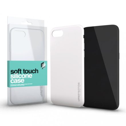 Soft Touch Szilikon Case fehér iPhone 11 Pro