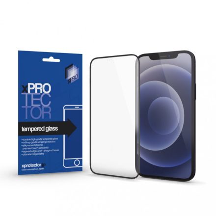 Tempered Glass 0.33 Full 3D Black (FG) kijelzővédő üveg iPhone 12 12 Pro