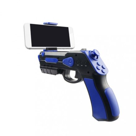 Bluetooth Remote Gun Android és iOS készülékekhez, kék Omega 44350