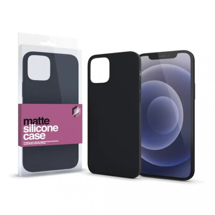 XPRO Szilikon matte tok ultravékony fekete iPhone 13 Mini