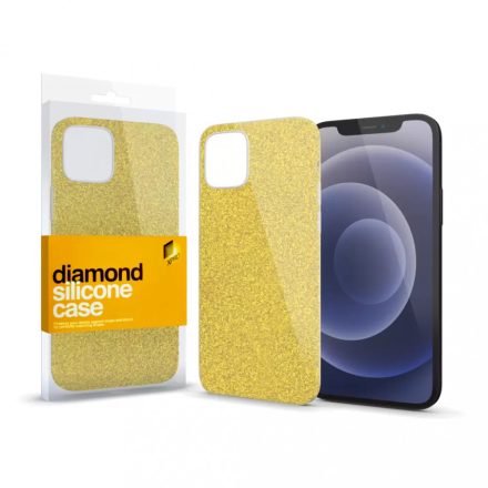 XPRO Szilikon tok Diamond Arany iPhone 13 Mini