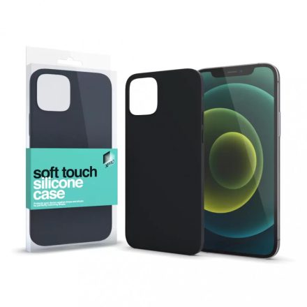 Soft Touch Szilikon Case fekete iPhone 13 Pro Max