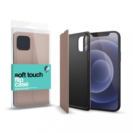 XPRO Soft Touch Flip tok rosegold Samsung A02S