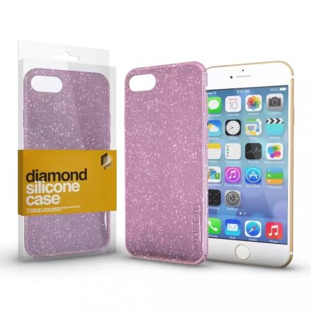 XPRO Szilikon tok Diamond Pink Samsung A13 5G A04S