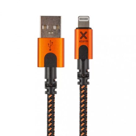 Xtorm kábel USB Lightning 1.5M narancs