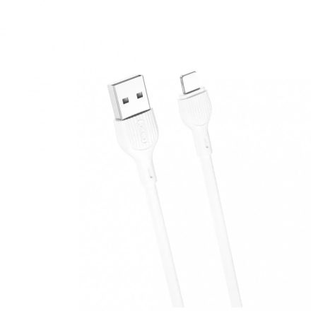 XO NB200 kábel USB-A Lightning 1M 2.1A Fehér