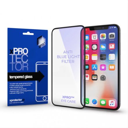 XPRO Anti-Blue Light 2.5D Kék Fény Szűrős kijelzővédő üveg üvegfólia iPhone 15 Pro