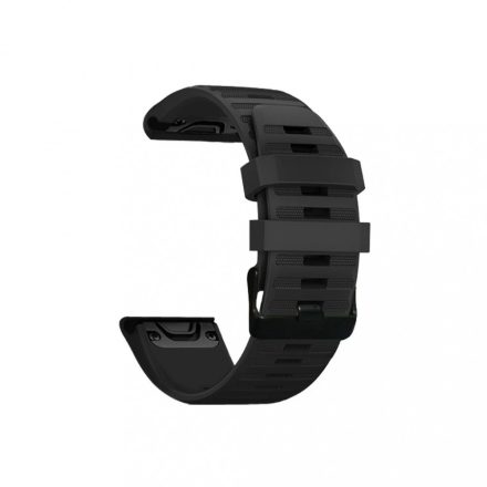 XPRO Garmin szilikon óraszíj Fekete 22mm