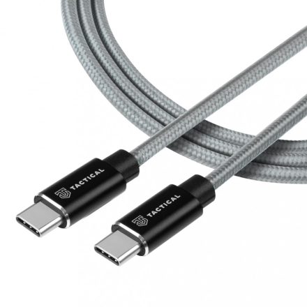 Tactical USB-C USB-C Kevlár kábel szürke 1M 100W