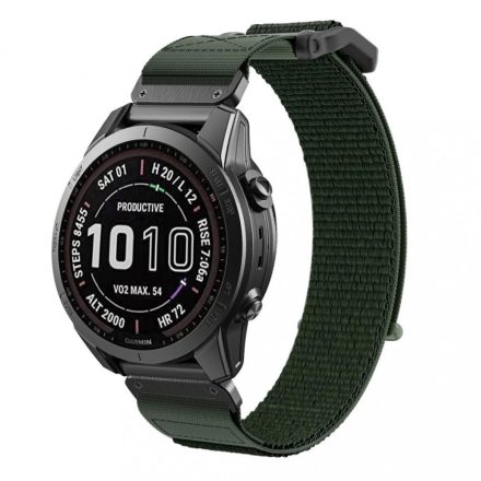 Tech-Protect Scout óraszíj zöld fekete Garmin Fenix 3 5X 3HR 5X Plus 6X 6X Pro 7X