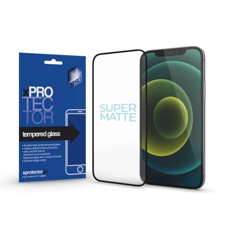 XPRO™ SuperMatte Tempered Glass Full 3D 0.33 kijelzővédő üveg / üvegfólia Apple iPhone 16 Pro Max készülékhez