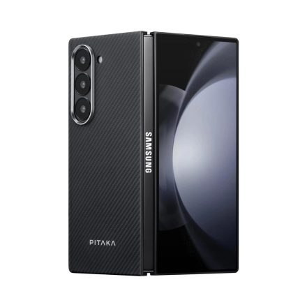 Pitaka MagEZ Case 5 Black / Grey Twill Samsung Galaxy Z Fold 6 készülékhez - MagSafe rögzítéssel