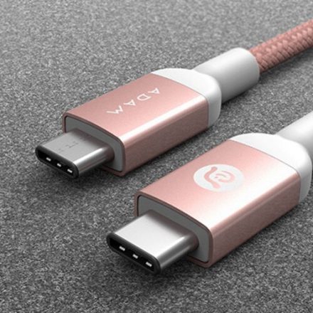 ADAM elements CASA B200 USB-C/USB-C adat- és töltőkábel 200cm, rozéarany