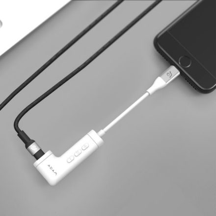 ADAM elements iLinio A35L Lightning/AUX adapter, fehér