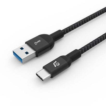 ADAM elements CASA M100+ USB3.1 Gen2 USB-C/USB-A adatkábel, fekete