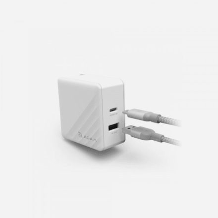 ADAM elements OMNIA P5 PD/QC3.0/57W USB-C hálózati gyorstöltő, fehér