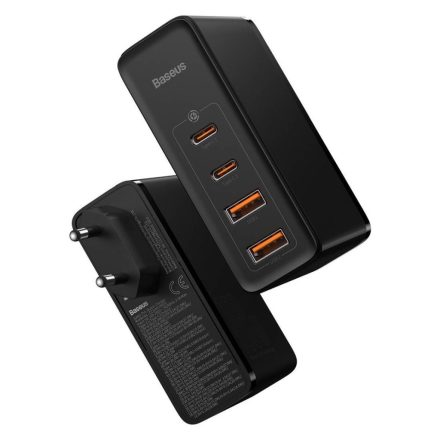 Baseus CCGAN2P-L01 GaN2 Pro Gyorstöltő  2xUSB + 2xUSB-C 100W fekete