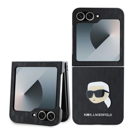 Karl Lagerfeld Karl Head tok Samsung Z Flip 6 fekete KLHCZF6PGKSKIHK