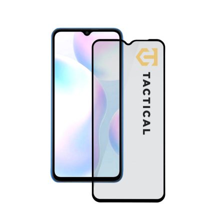 Tactical Glass Shield 5D Xiaomi Redmi 9A/9AT/9C fekete