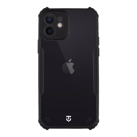 Tactical Quantum Stealth tok Apple iPhone 12 átlátszó/fekete