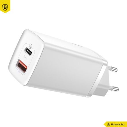 Baseus CCGAN2L-B02 GaN2 Lite Gyorstöltő USB + USB-C 65W