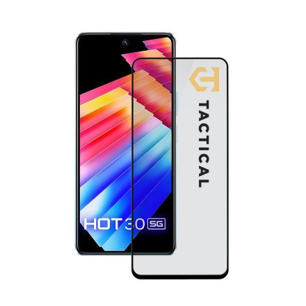 Tactical Glass Shield 5D Infinix Hot 30 5G fekete