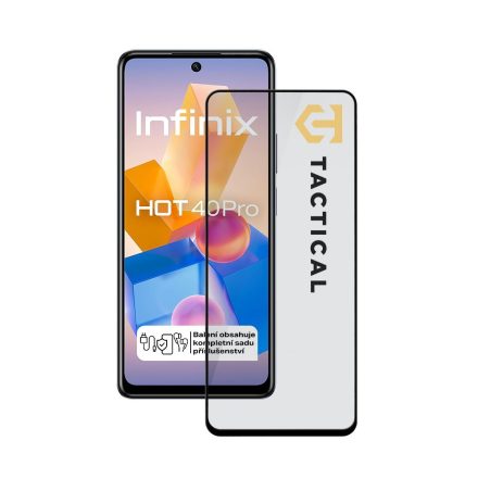 Tactical Glass Shield 5D Infinix Hot 40 Pro fekete