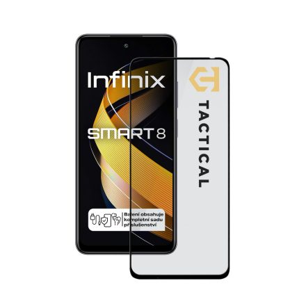 Tactical Glass Shield 5D Infinix Smart 8 fekete