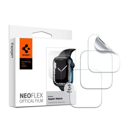 SPIGEN NEOFLEX képernyővédő fólia 3db ÁTLÁTSZÓ Apple Watch Series 4 40mm 061FL25575