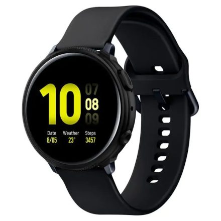 SPIGEN LIQUID AIR szilikon óra keret FEKETE Samsung Galaxy Watch Active 2 40mm ACS00218