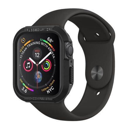 SPIGEN RUGGED ARMOR műanyag óra keret FEKETE Apple Watch Series 9 45mm 062CS24469