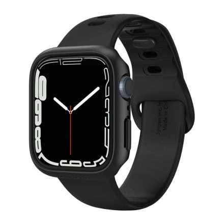 SPIGEN THIN FIT műanyag óra keret FEKETE Apple Watch Series 9 41mm ACS04184