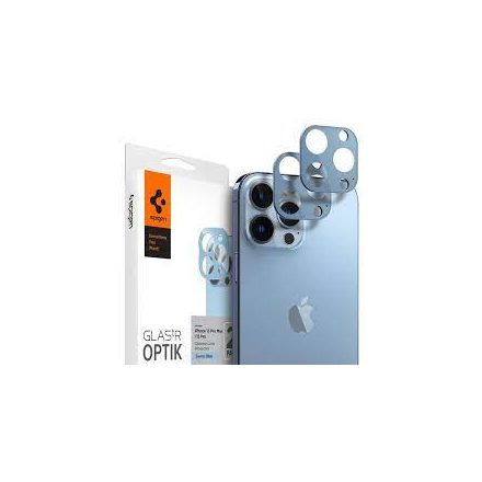 SPIGEN OPTIK kameravédő üveg 2db VILÁGOSKÉK iPhone 13 Pro Max AGL04032