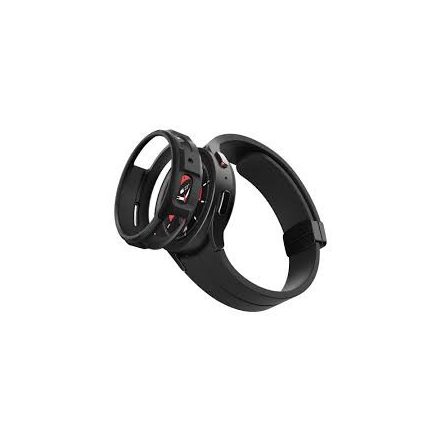 SPIGEN LIQUID AIR szilikon óra keret FEKETE Samsung Galaxy Watch 5 Pro eSIM 45 mm ACS05185