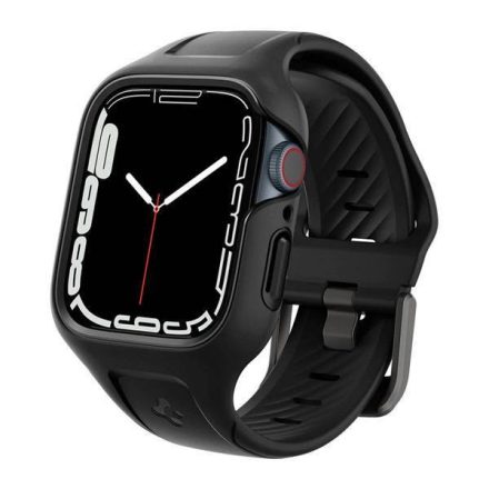 SPIGEN LIQUID AIR PRO szilikon óra keret FEKETE Apple Watch Series 9 41mm ACS04190