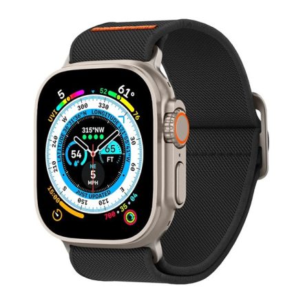 SPIGEN LITE FIT ULTRA pótszíj FEKETE Apple Watch Series 10 46mm AMP05983