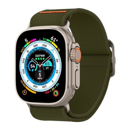 SPIGEN LITE FIT ULTRA pótszíj SÖTÉTZÖLD Apple Watch Series 10 46mm AMP05985