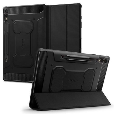 SPIGEN RUGGED ARMOR PRO tok álló FEKETE Samsung Galaxy Tab S9 Plus WIFI ACS06539