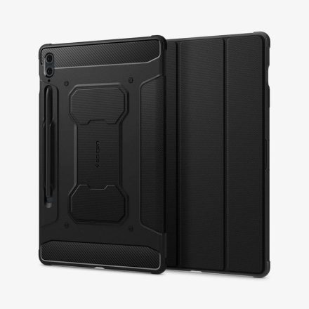 SPIGEN RUGGED ARMOR PRO tok álló FEKETE Samsung Galaxy Tab S9 FE Plus LTE ACS06856