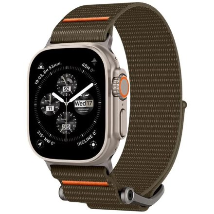 SPIGEN DURAPRO FLEX pótszíj BARNA/NARANCSSÁRGA Apple Watch Series 10 46mm AMP05982