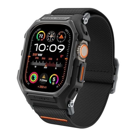 SPIGEN LITE FIT PRO pótszíj FEKETE Apple Watch Ultra 2 49mm ACS07104