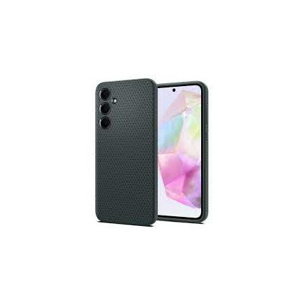 SPIGEN LIQUID AIR szilikon tok SÖTÉTZÖLD Samsung A35 5G ACS07520