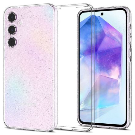 SPIGEN LIQUID CRYSTAL GLITTER szilikon tok ÁTLÁTSZÓ Samsung A55 5G